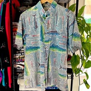 Vintage Reyn Spooner x Marshall Madruga Collectible Button Up Shirt